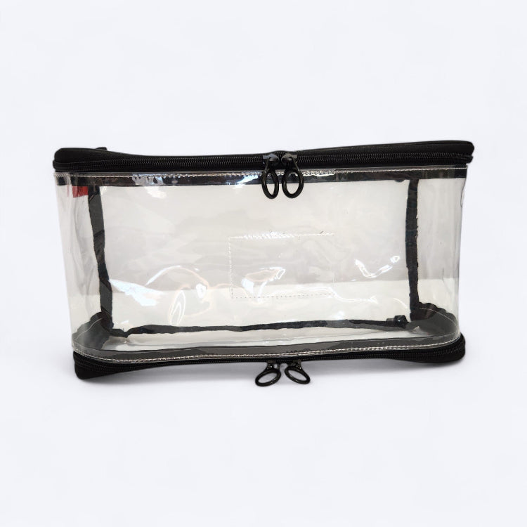 OUT YNDR CLUB Medley baby bag wet clothes and swim pod with zipper top and bottom, front view empty, baby bag compartment