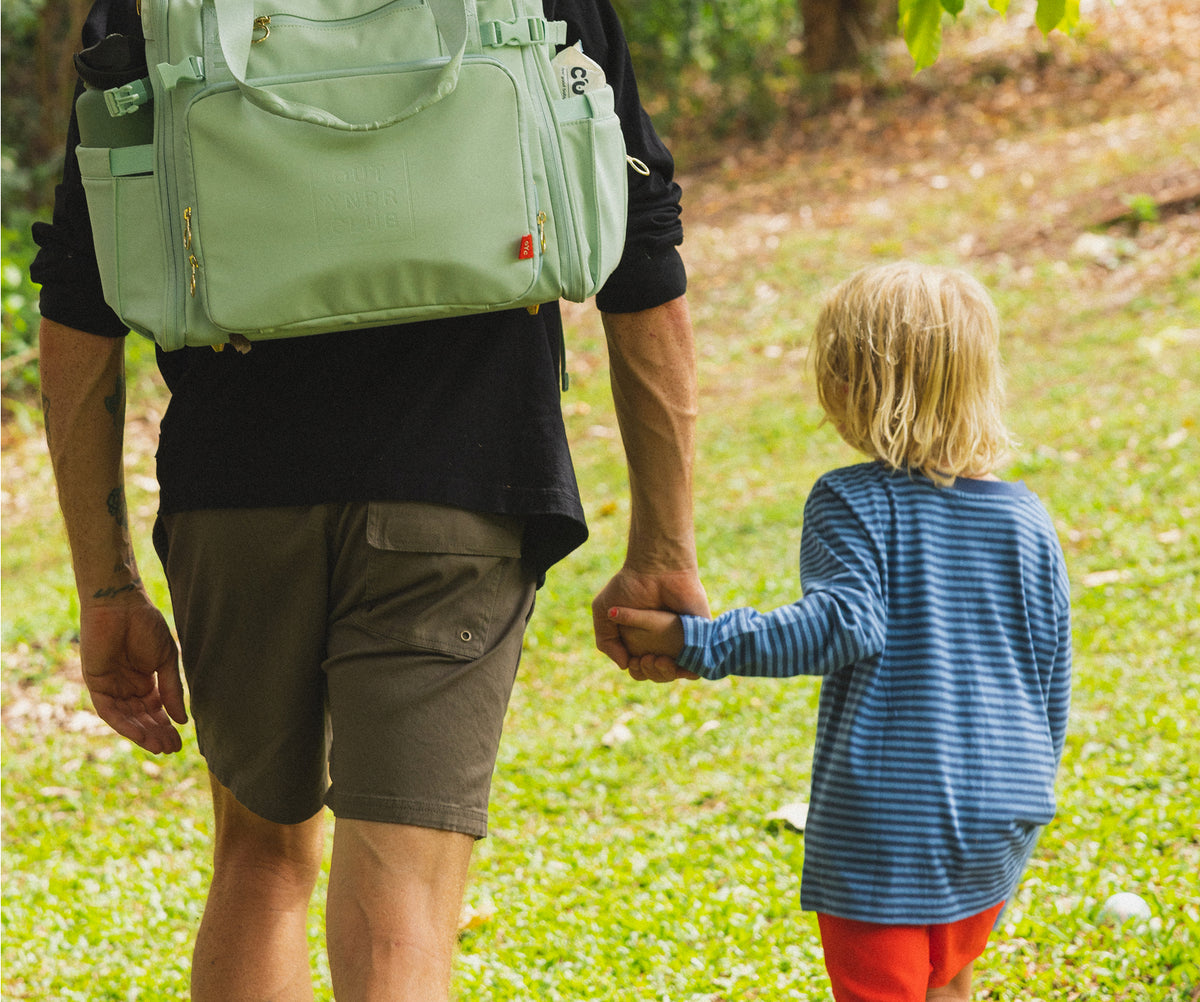 Family moments with the Medley nappy backpack