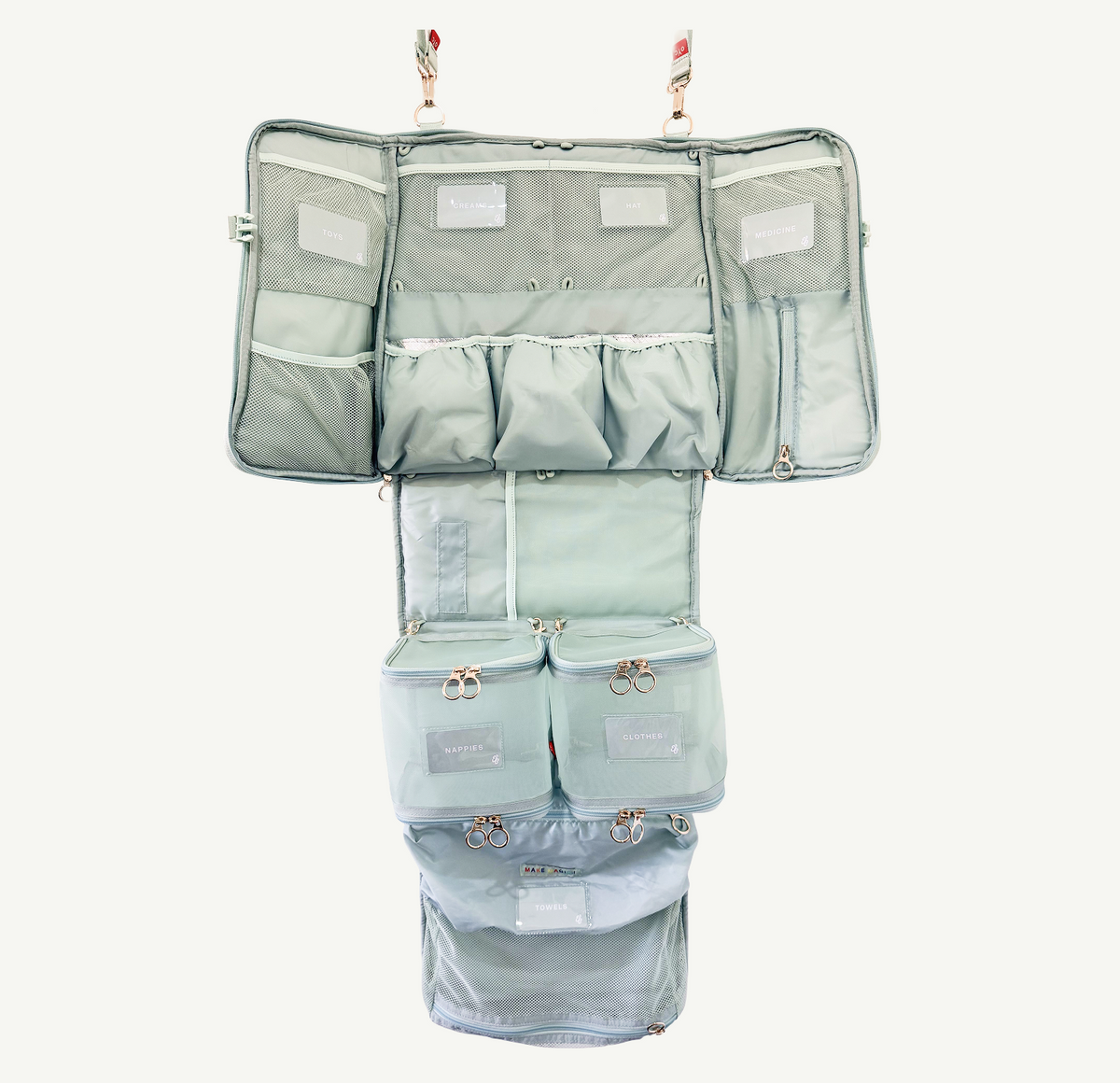 The Medley Bag Classic Bundle nappy backpack in Reef