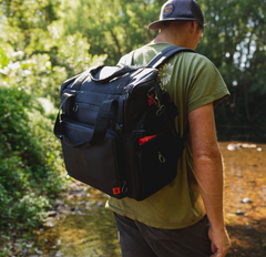 The Medley Bag Baby + Beyond Bundle nappy backpack with pods in Black