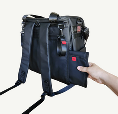 The Medley Bag Baby + Beyond Bundle nappy backpack with pods in Black