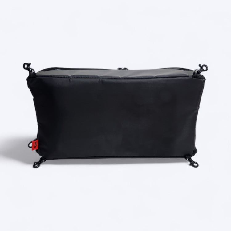 OUT YNDR CLUB Medley baby bag cooler bag food pod with zipper top and bottom, back view